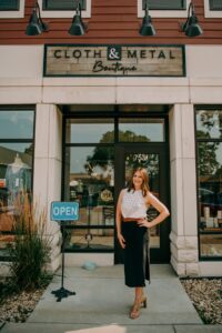 Lisa McGuire, owner of Cloth & Metal Boutique