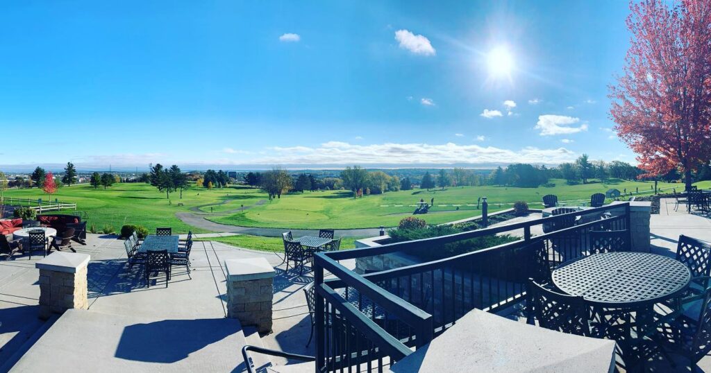 Pleasant View Golf Course-patio view-October 2021