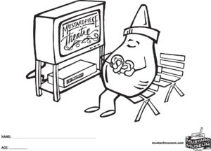 National Mustard Museum coloring page.theatre