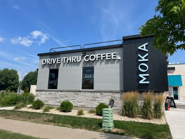Moka drive thru coffee.