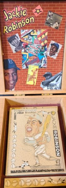 Jackie robinson baseball puzzle box.