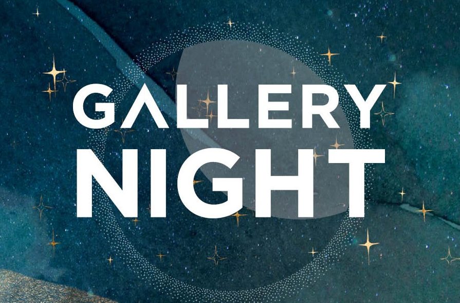 A poster for gallery night.