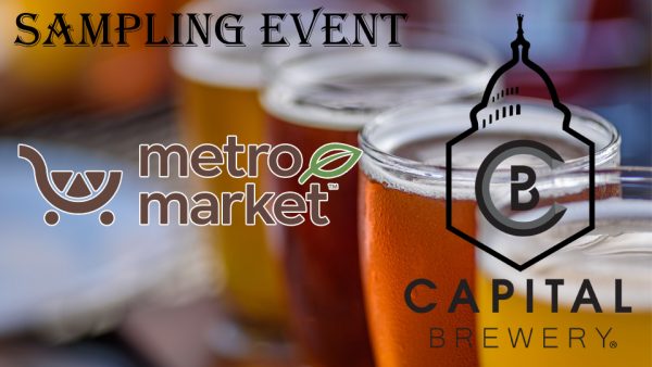Metro market & capital brewing sampling event.