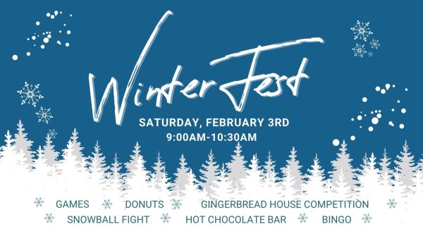 A poster for the winter fest.