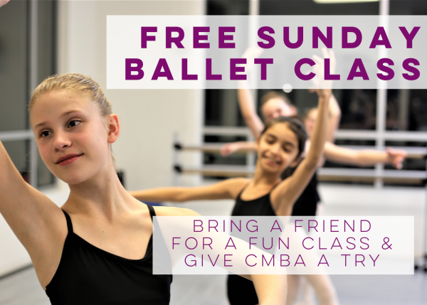 Free Sunday Ballet Class 1400 × 1000 px