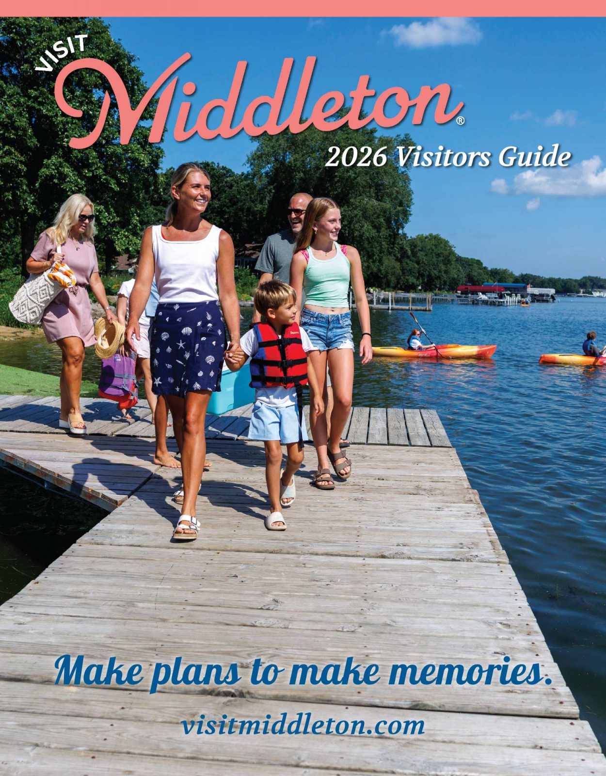 The cover of the middleton visitor's guide.